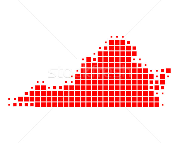 Zdjęcia stock: Pokaż · Virginia · czerwony · wzór · Ameryki · placu