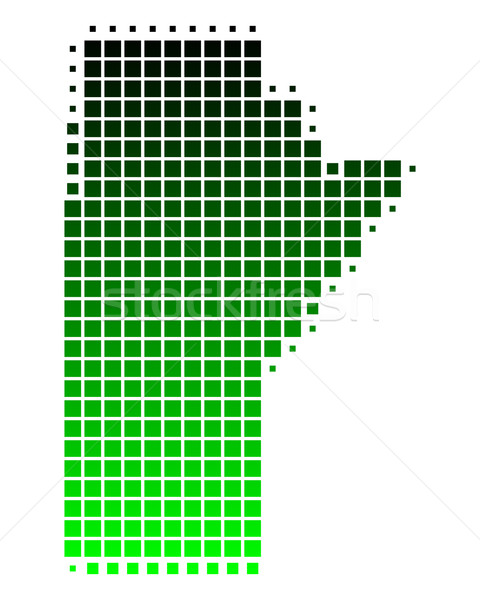 Map of Manitoba Stock photo © rbiedermann