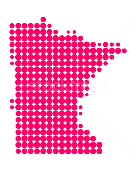 Map of Minnesota Stock photo © rbiedermann