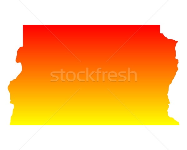 Mappa federale sfondo arancione line Foto d'archivio © rbiedermann