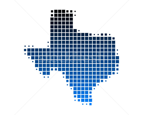 地図 テキサス州 青 パターン アメリカ 広場 ストックフォト © rbiedermann