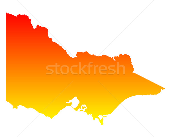 Map of Victoria Stock photo © rbiedermann