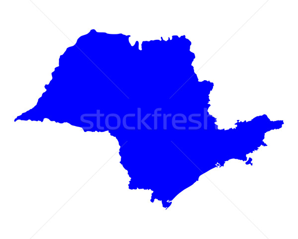Map of Sao Paulo Stock photo © rbiedermann