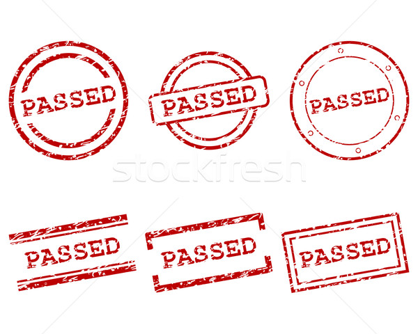 Passed stamps Stock photo © rbiedermann