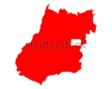 Mapa Andorra viajar vermelho vetor Foto stock © rbiedermann