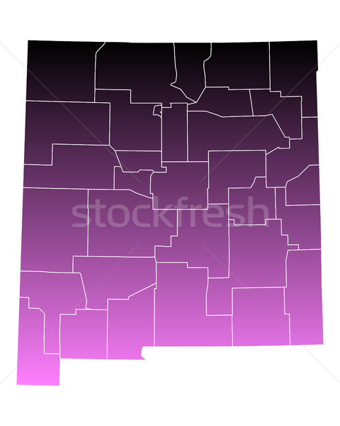 Foto stock: Mapa · nuevos · rosa · EE.UU. · vector · aislado