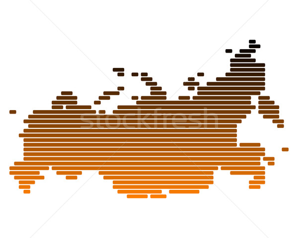 Stock photo: Map of Russia