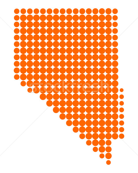 Karte Nevada Muster america Kreis USA Stock foto © rbiedermann