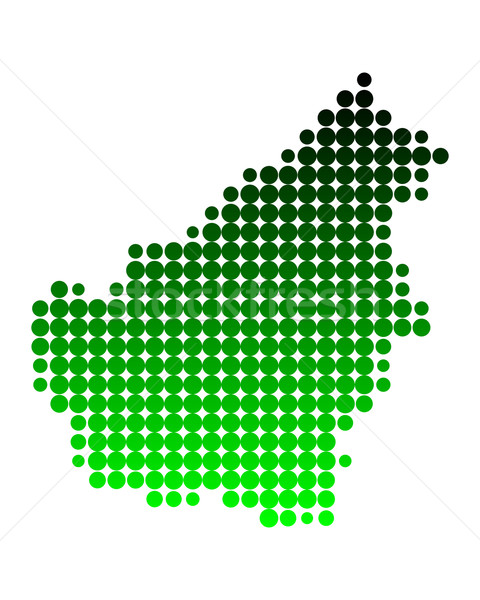 商業照片: 地圖 · 婆羅洲 · 綠色 · 島 · 模式 · 圓