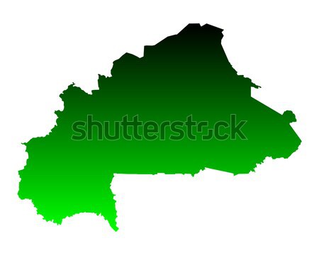 Map of Burkina Faso Stock photo © rbiedermann