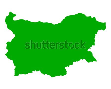 Foto d'archivio: Mappa · Bulgaria · sfondo · line · vettore