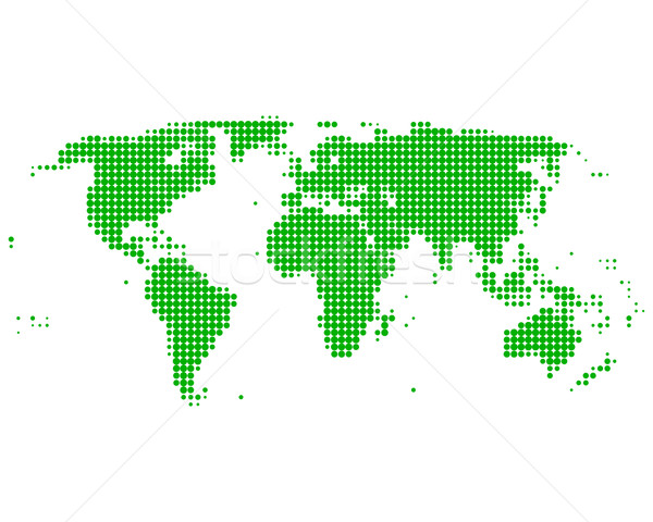Мир карта карта земле зеленый планеты шаблон Сток-фото © rbiedermann