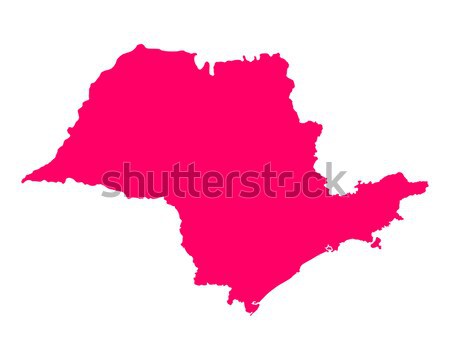 Map of Sao Paulo Stock photo © rbiedermann