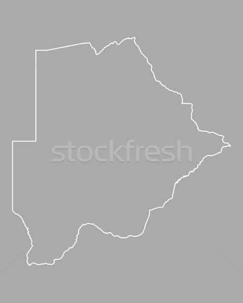 карта Ботсвана фон изолированный иллюстрация Сток-фото © rbiedermann
