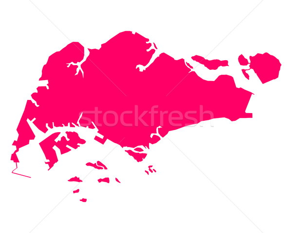 Pokaż fioletowy wektora odizolowany ilustracja geografia Zdjęcia stock © rbiedermann