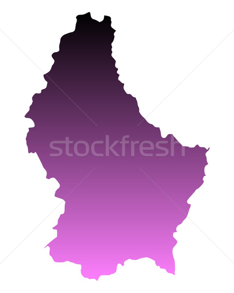 карта Люксембург путешествия розовый вектора Сток-фото © rbiedermann