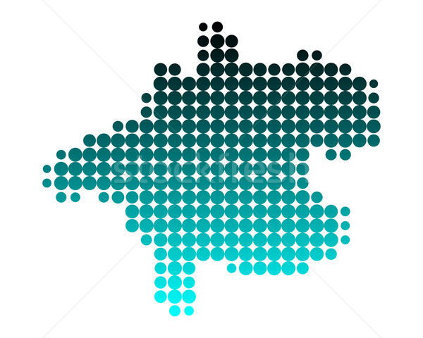 Map of Upper Austria Stock photo © rbiedermann