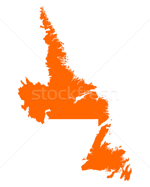 Karte Neufundländer labrador Vektor Kanada Stock foto © rbiedermann