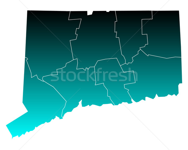 Map of Connecticut Stock photo © rbiedermann