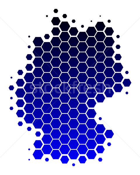 地図 ドイツ サッカー パターン 国 ベクトル ストックフォト © rbiedermann