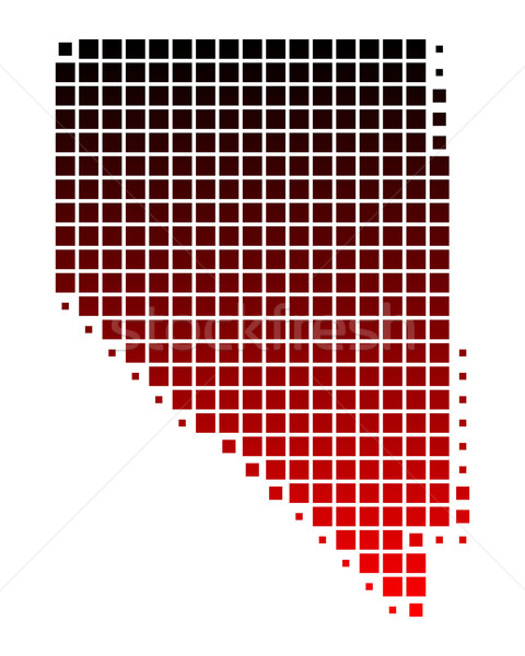 Map of Nevada Stock photo © rbiedermann