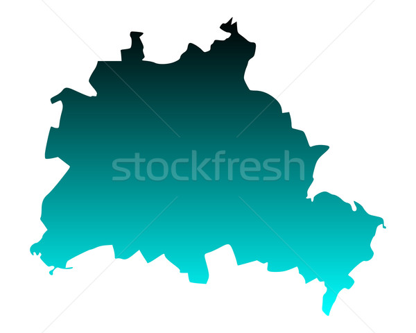 Stock photo: Map of Berlin