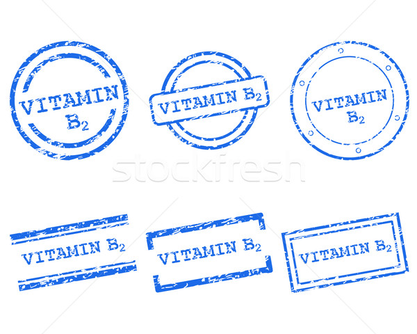 Vitamin B2 stamps Stock photo © rbiedermann