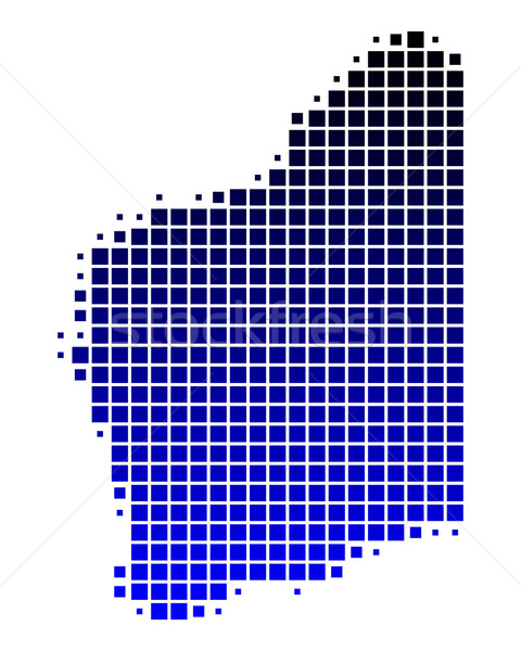 Map of Western Australia Stock photo © rbiedermann