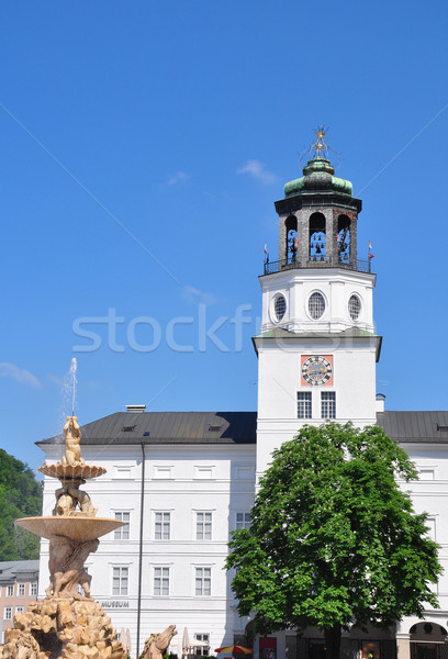 Turm neue Residenz Kirche Reise Panorama Stock foto © rbiedermann