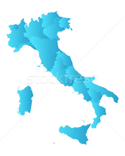 Map of Italy Stock photo © rbiedermann