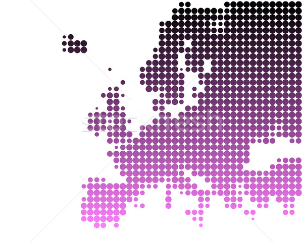 Map of Europe Stock photo © rbiedermann