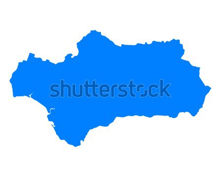 Térkép Romania kék utazás vektor Stock fotó © rbiedermann