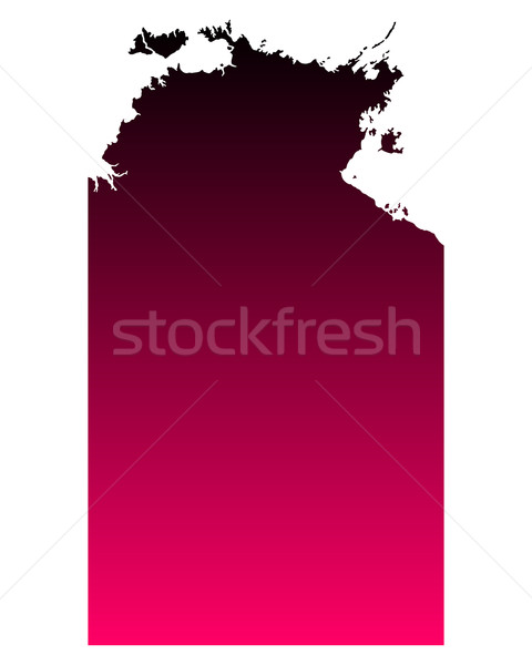 Kaart noordelijk gebied roze paars vector Stockfoto © rbiedermann