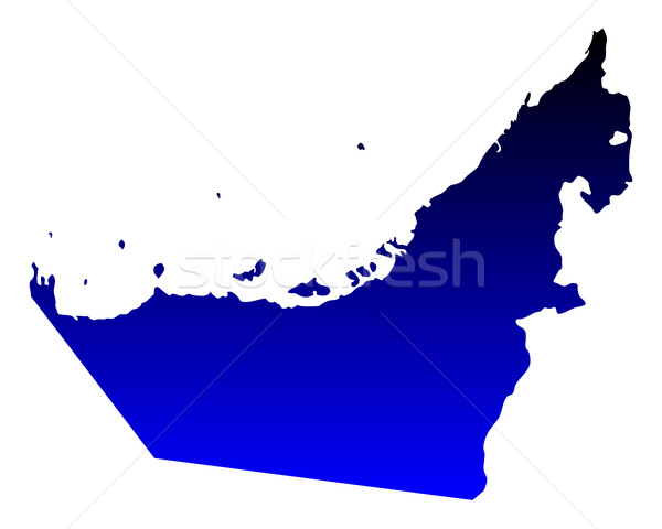 地図 アラブ 青 ベクトル 孤立した ストックフォト © rbiedermann