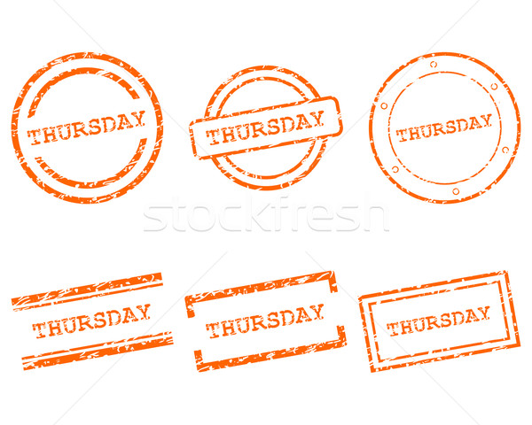 Thursday stamps Stock photo © rbiedermann