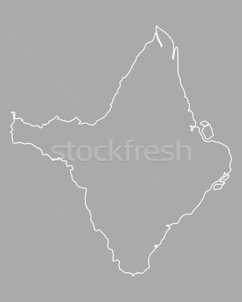 Hartă vector Brazilia izolat ilustrare gri Imagine de stoc © rbiedermann