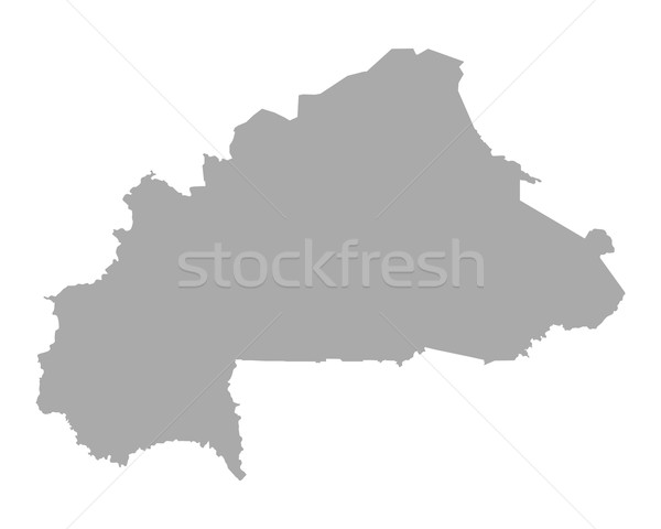 Map of Burkina Faso Stock photo © rbiedermann