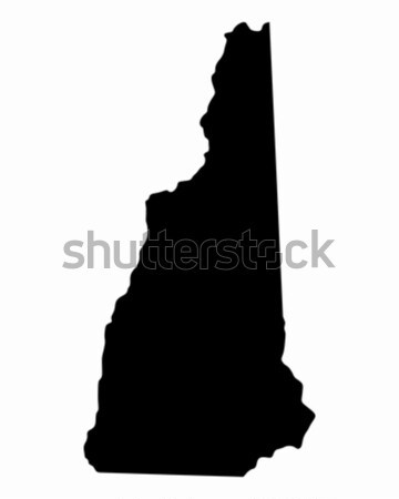 Map of New Hampshire Stock photo © rbiedermann
