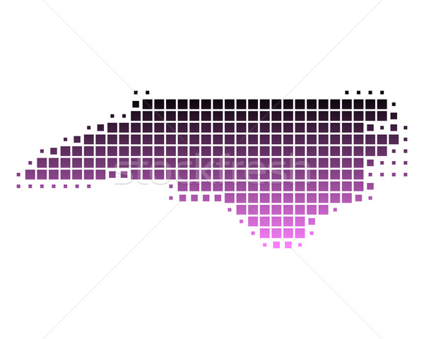 Pokaż North Carolina wzór różowy Ameryki placu Zdjęcia stock © rbiedermann