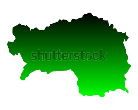 Map of Lower Austria Stock photo © rbiedermann