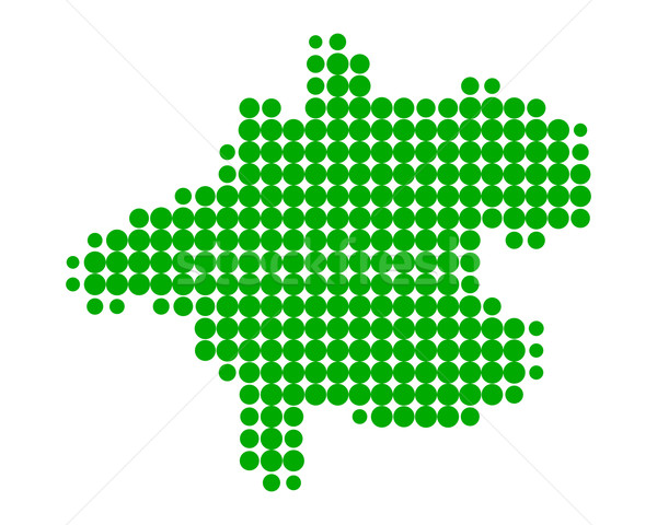 Map of Upper Austria Stock photo © rbiedermann