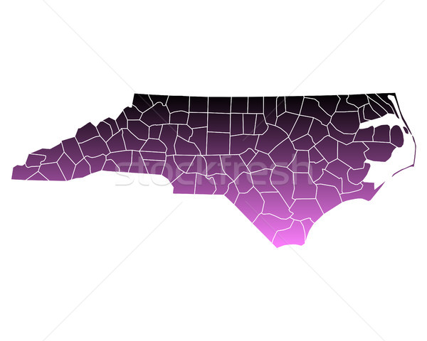 Stock fotó: Térkép · észak · rózsaszín · USA · vektor · izolált