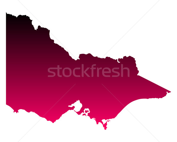 Map of Victoria Stock photo © rbiedermann