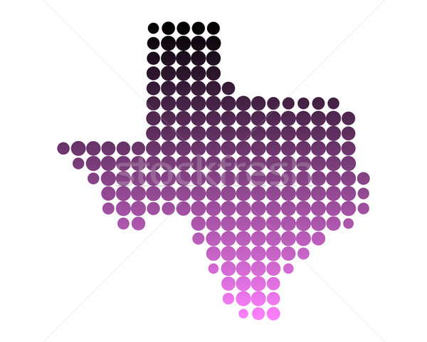Karte Texas Muster america Kreis USA Stock foto © rbiedermann