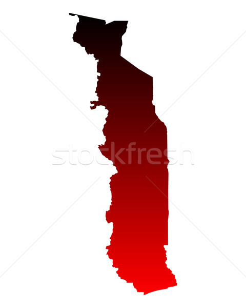 Map of Togo Stock photo © rbiedermann