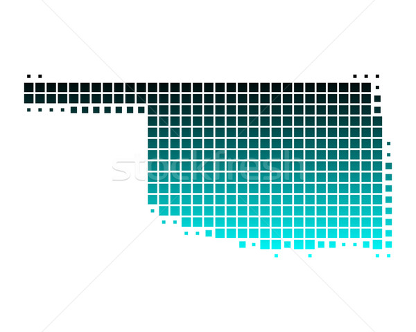 Map of Oklahoma Stock photo © rbiedermann