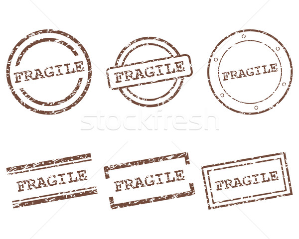 Fragile stamps Stock photo © rbiedermann