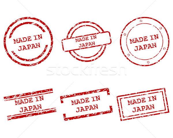 Japonia znaczków zdrowia pieczęć graficzne sprzedaży Zdjęcia stock © rbiedermann