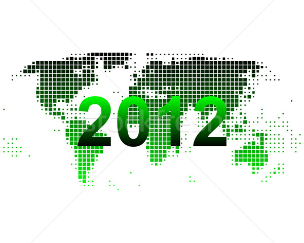 World map 2012 Stock photo © rbiedermann