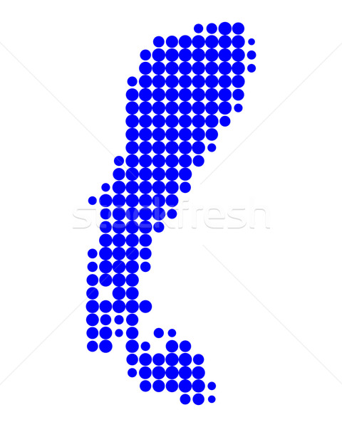 Map of Lake Neusiedl Stock photo © rbiedermann